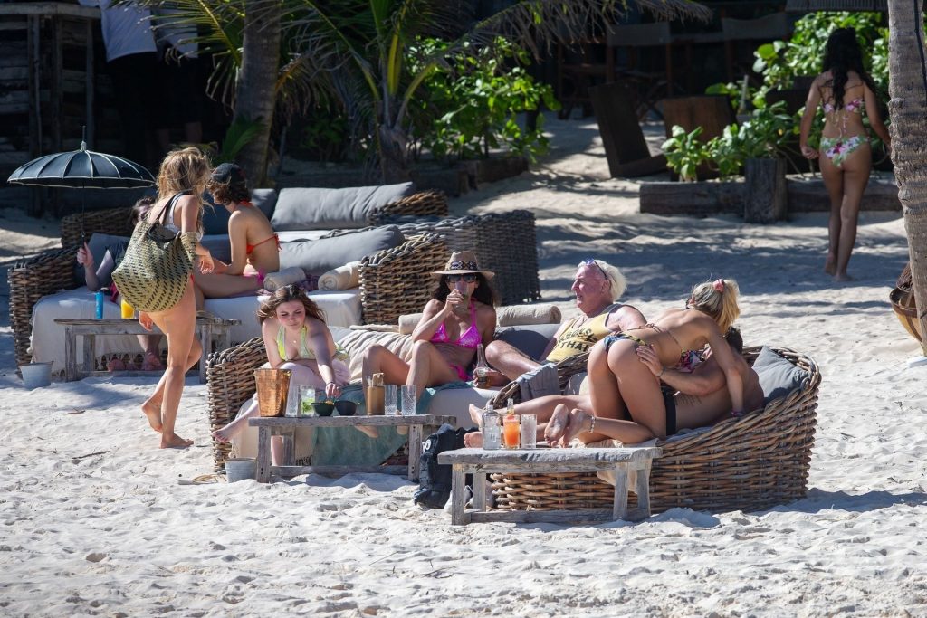 Ric Flair &amp; Wendy Barlow Enjoy Thanksgiving Together in Tulum (29 Photos)