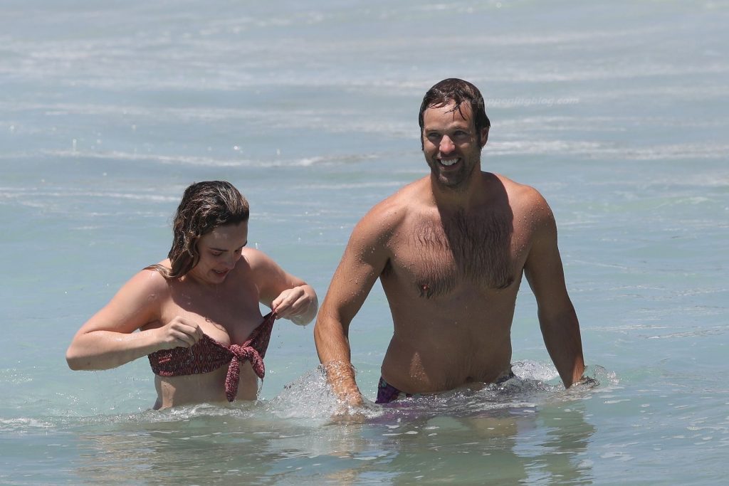 “Nippy” First Beach Date! Abbie Chatfield &amp; Danny Clayton are Pictured Enjoying a Swim in Bondi Beach (64 Photos)