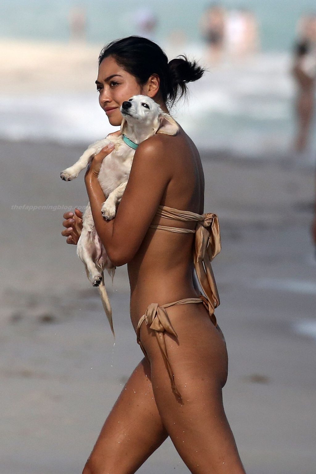 Ambra Gutierrez Wears Displays Her Butt and Tits on the Beach in Miami (54 Photos)