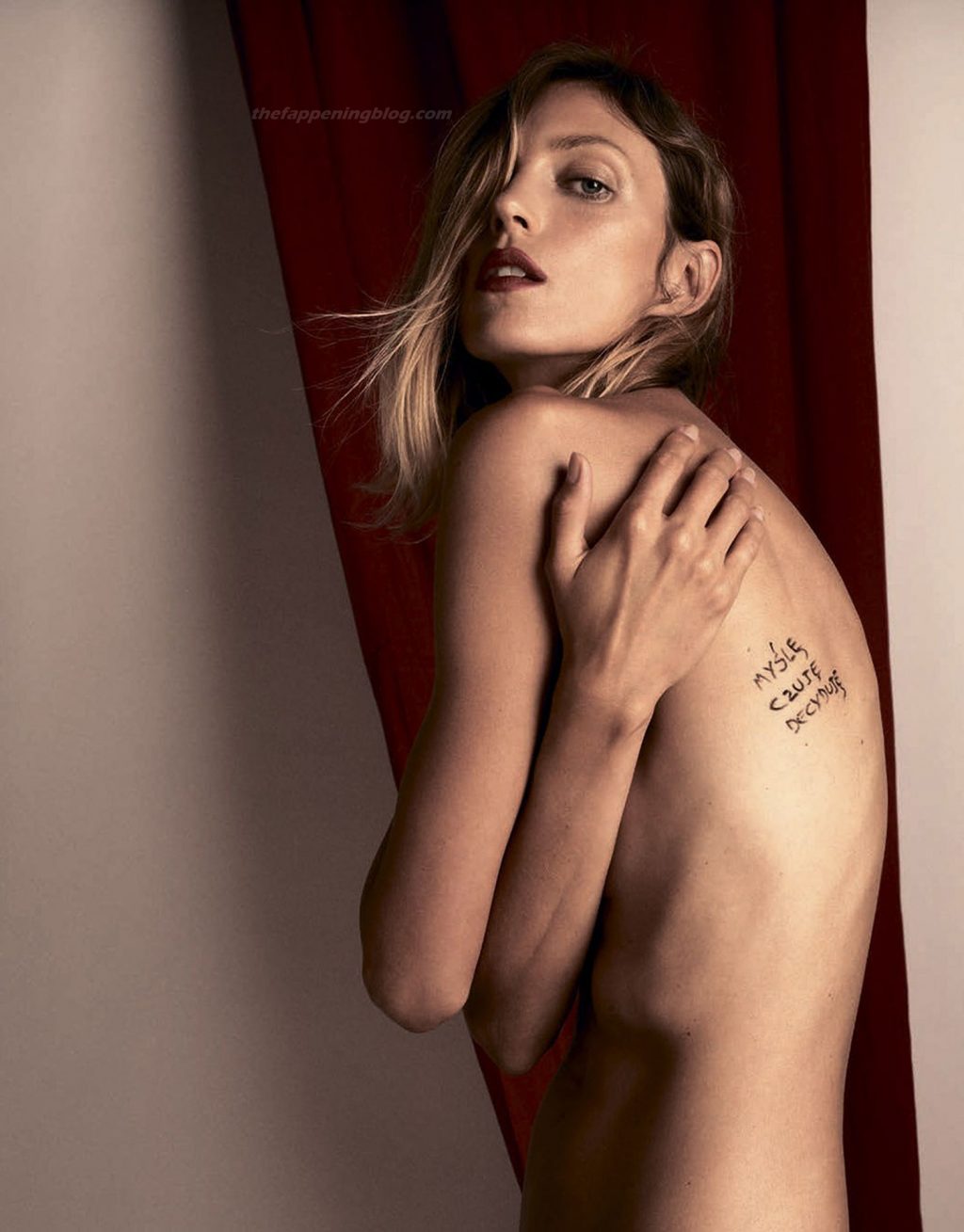 Anja Rubik Nude &amp; Sexy – Vogue Poland (13 Photos)
