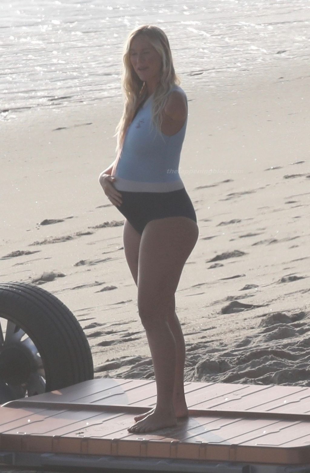 Bethany Hamilton Shows Off Her Growing Baby Bump on the Beach (110 Photos)