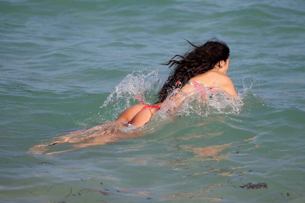 Chantel Jeffries Wears a Small Bikini on the Beach in Miami (124 Photos)