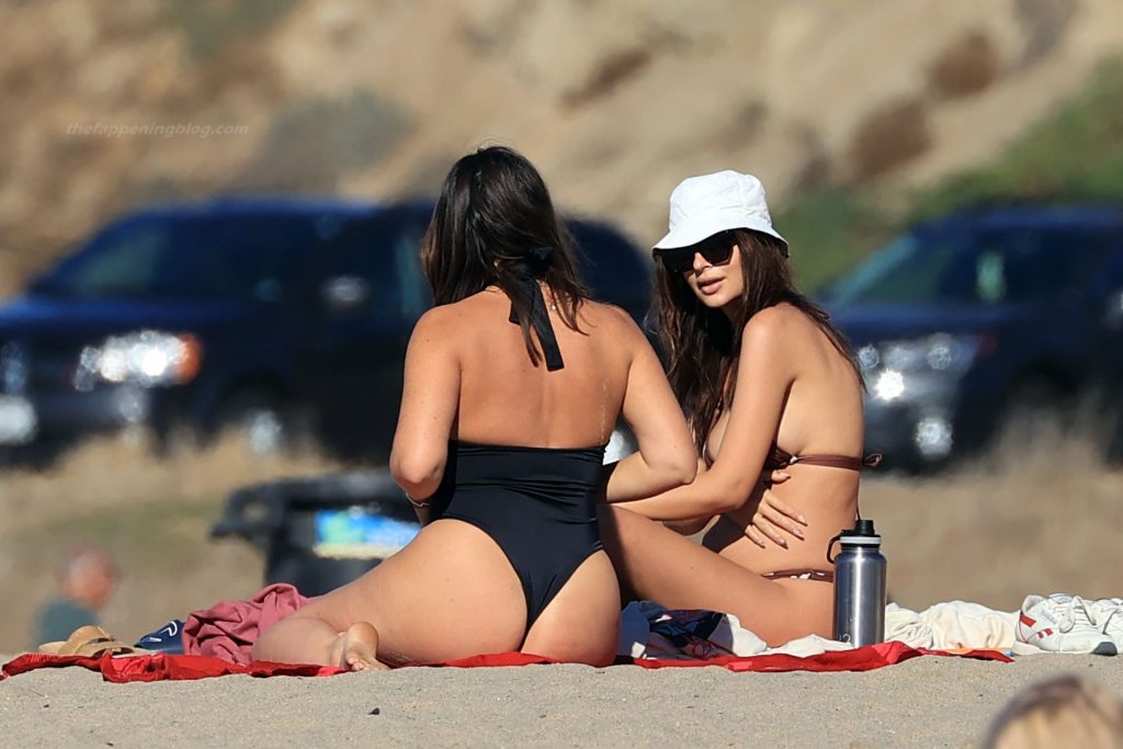 Pregnant Emily Ratajkowski Looks Incredible as She Hits the Beach in a Bikini (16 Photos)