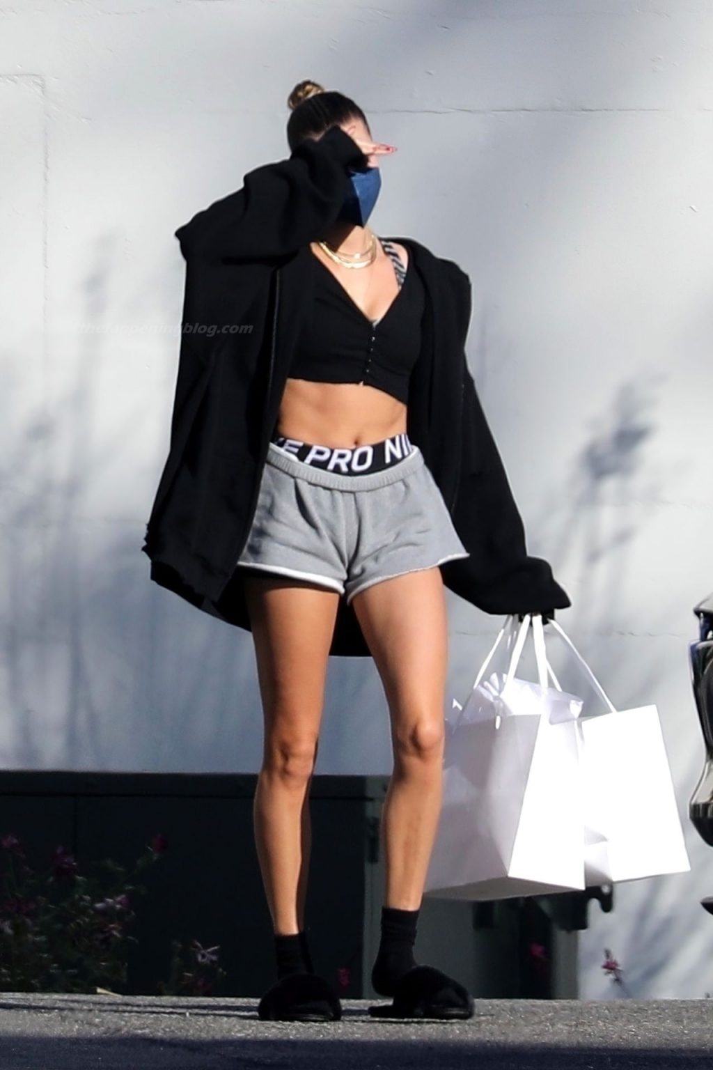 Hailey Bieber Displays Her Toned Abs After a Post Christmas Workout in LA (15 Photos)