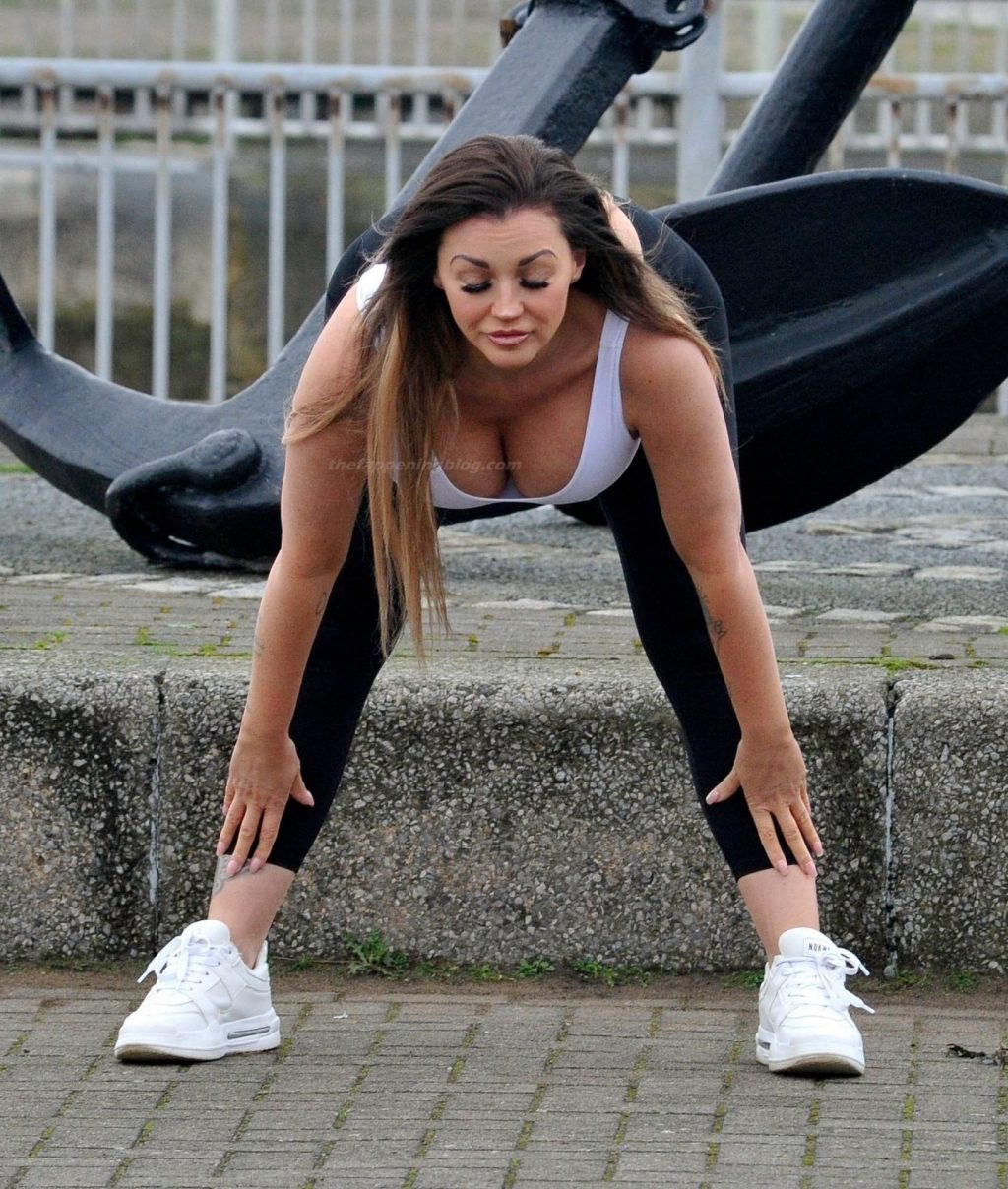 Holly Henderson Puts on Busty Display Out for a Jog in Liverpool (19 Photos)