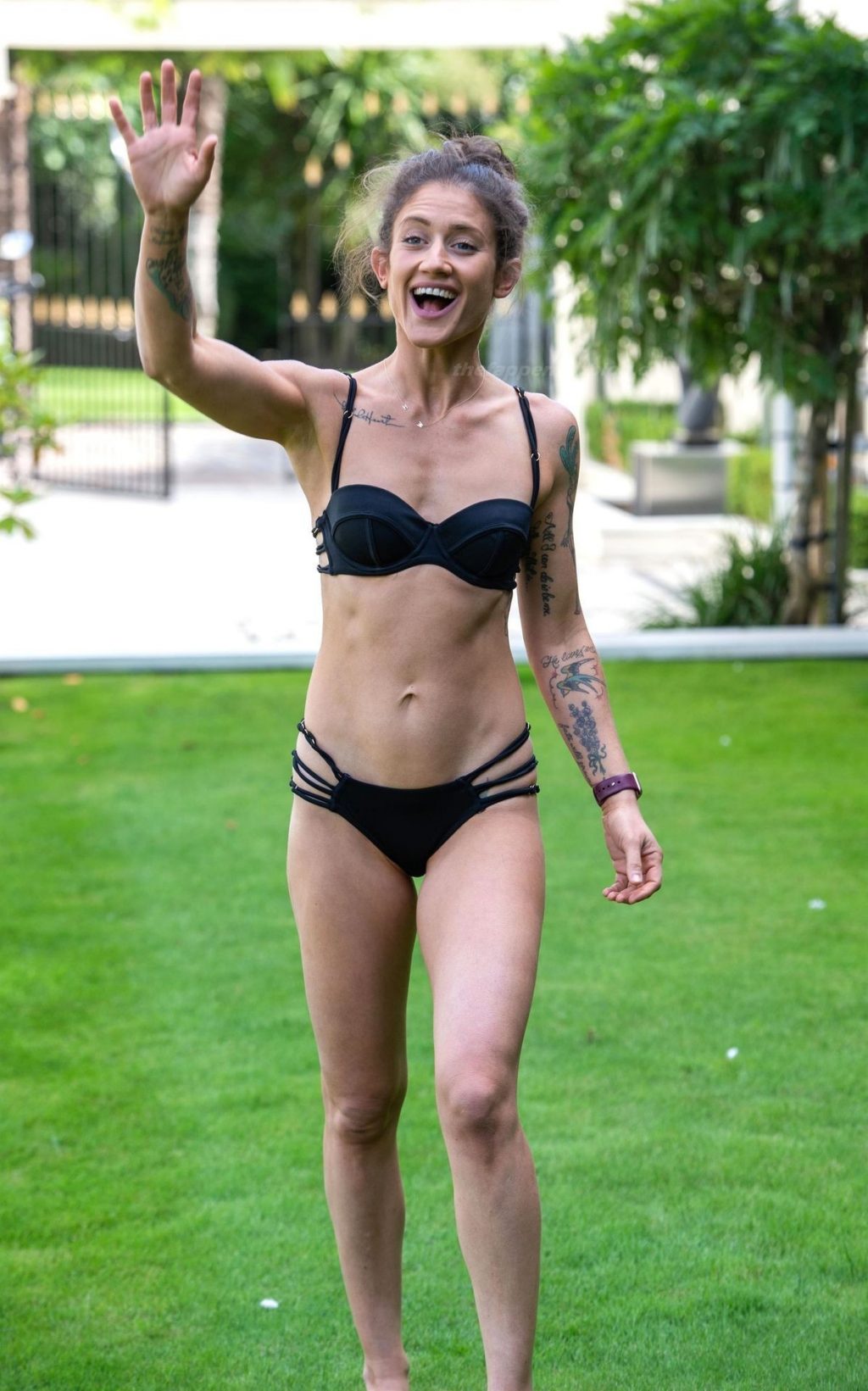 Katie Waissel is Seen Filming For Her Fitness Bootcamp Website The Shed in Rhodes (15 Photos)