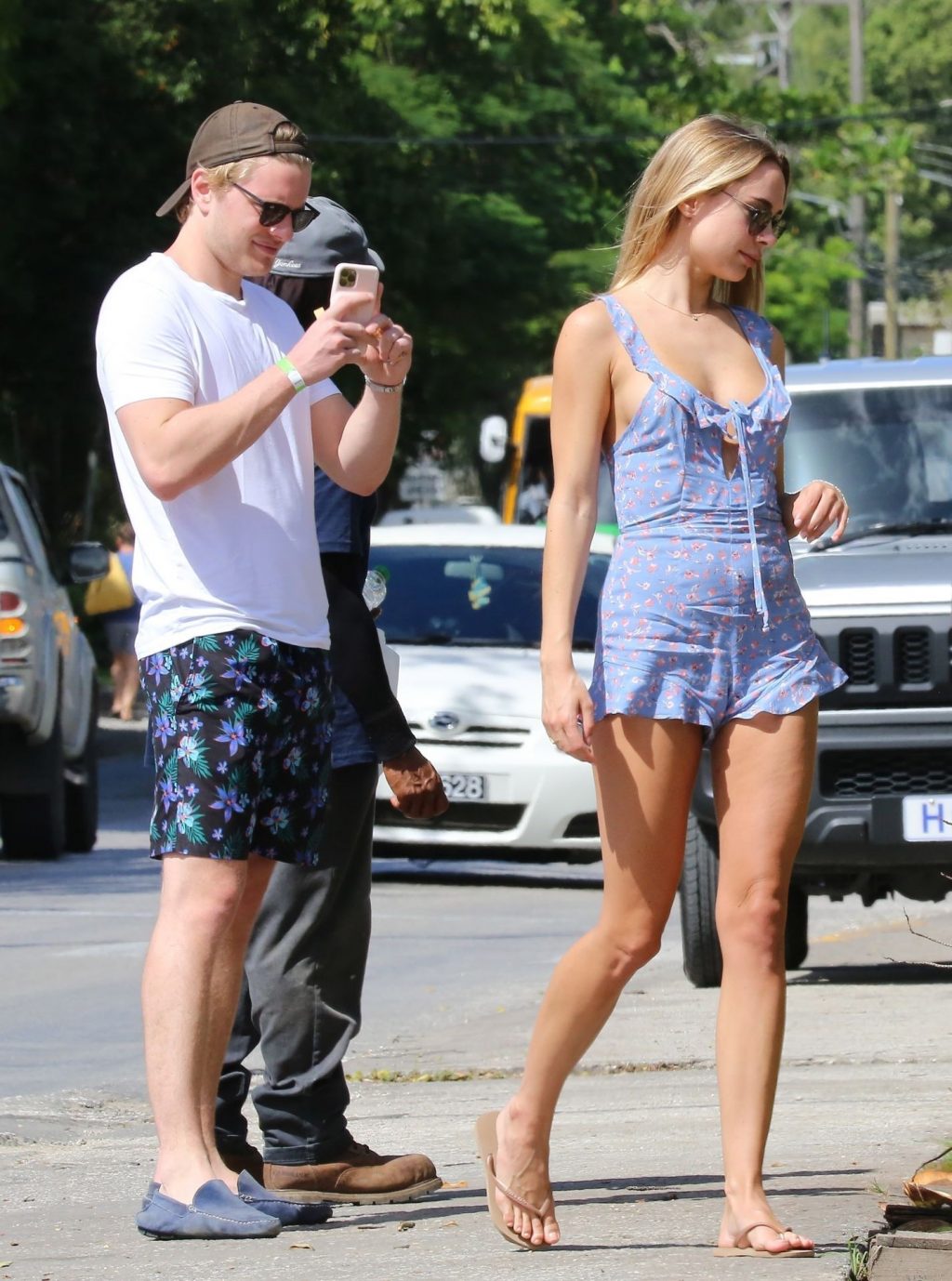 Leggy Kimberley Garner is Pictured Out in Holetown (21 Photos)