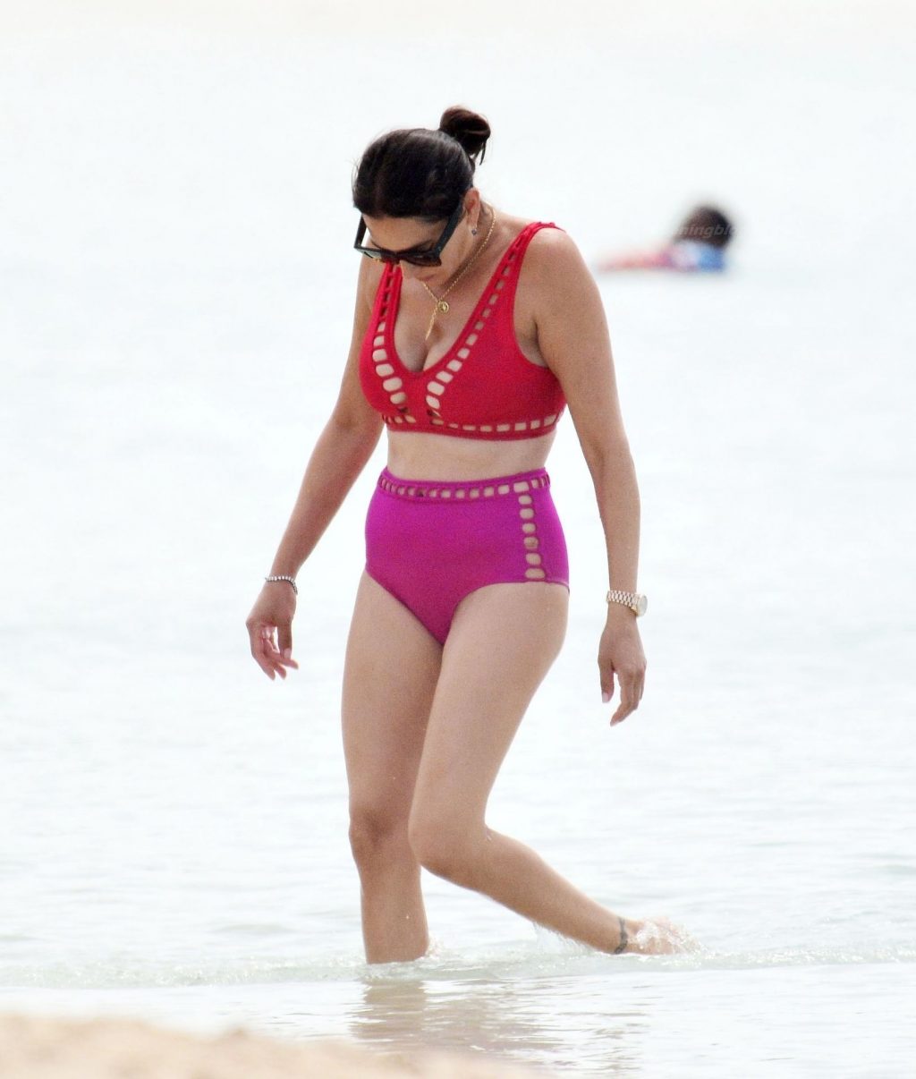 Lauren Silverman is Pictured Looking Hot in a Pink Bikini on Vacation in Barbados (42 Photos)