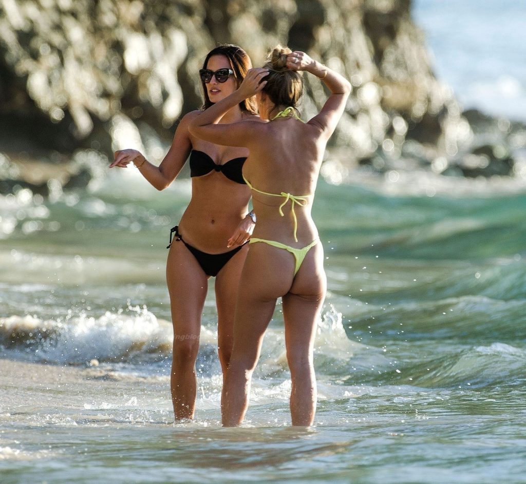 Lucy &amp; Tiffany Watson Strip Off Down to Their Sexy Bikinis on the Beach (144 Photos)