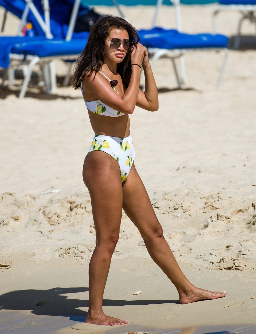 Montana Brown Shows Off Her Sexy Butt on the Beach in Barbados (84 Photos)