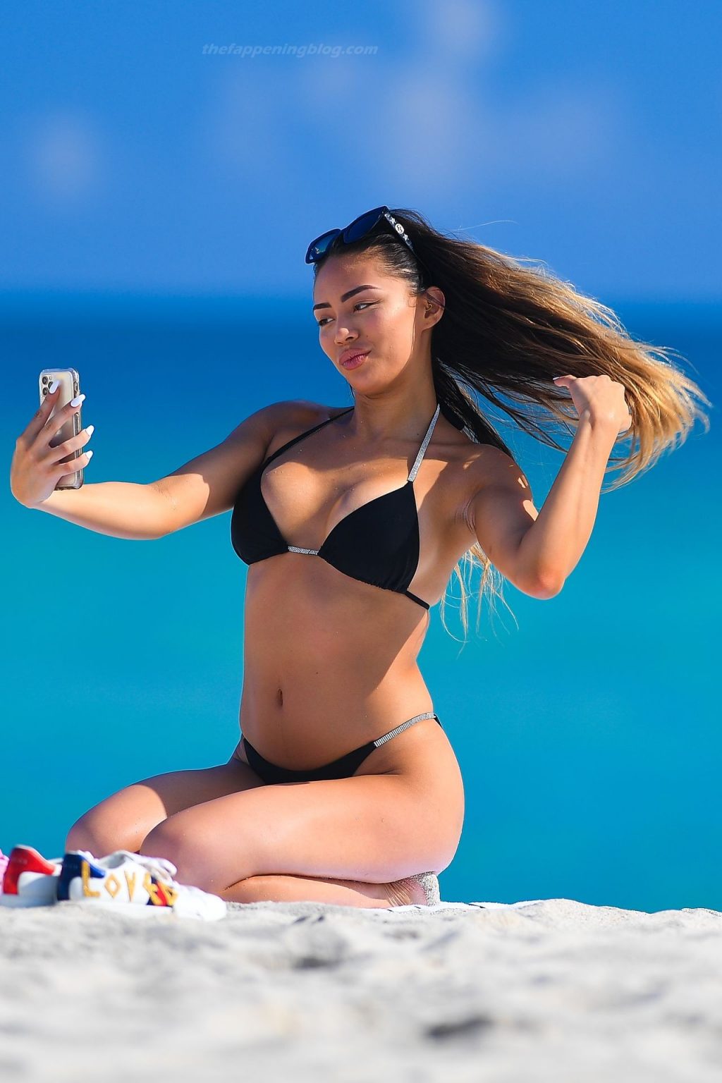 Montana Yao Shows Her Sexy Bikini Body on the Beach in Miami (55 Photos)