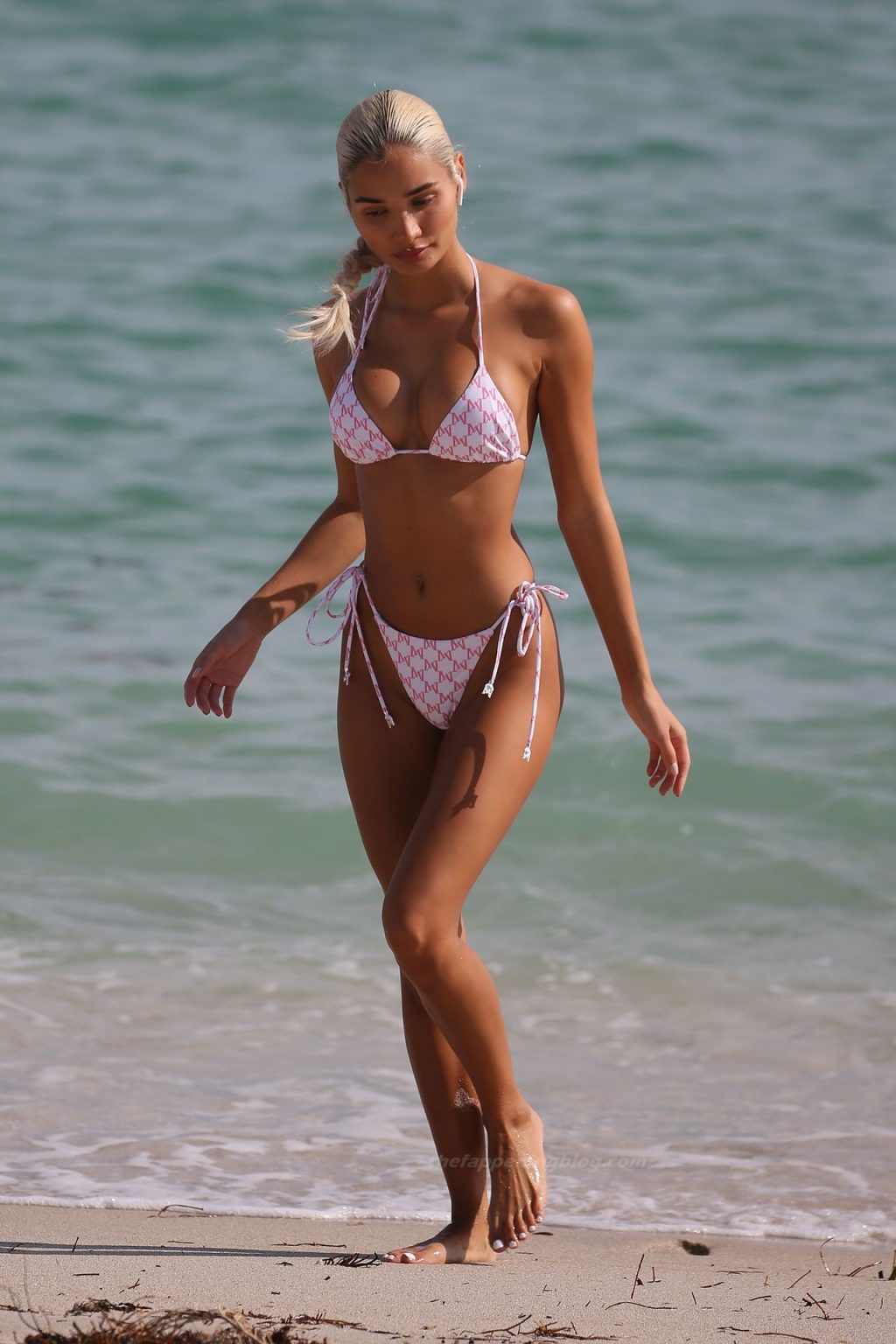 Pia Mia Looks Amazing in a Bikini on the Beach in Miami (57 Photos)