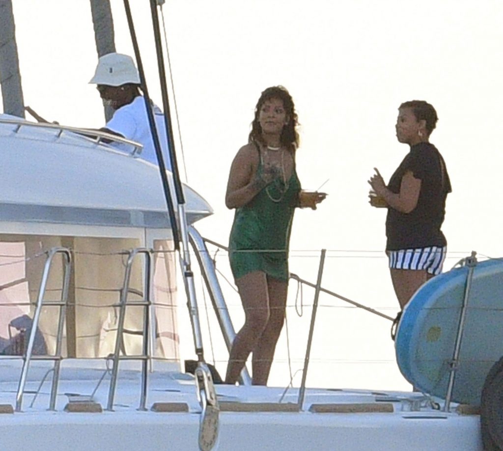 Rihanna Chills Out on a Catamaran with Her New Beau on Their Holiday in Barbados (68 Photos)