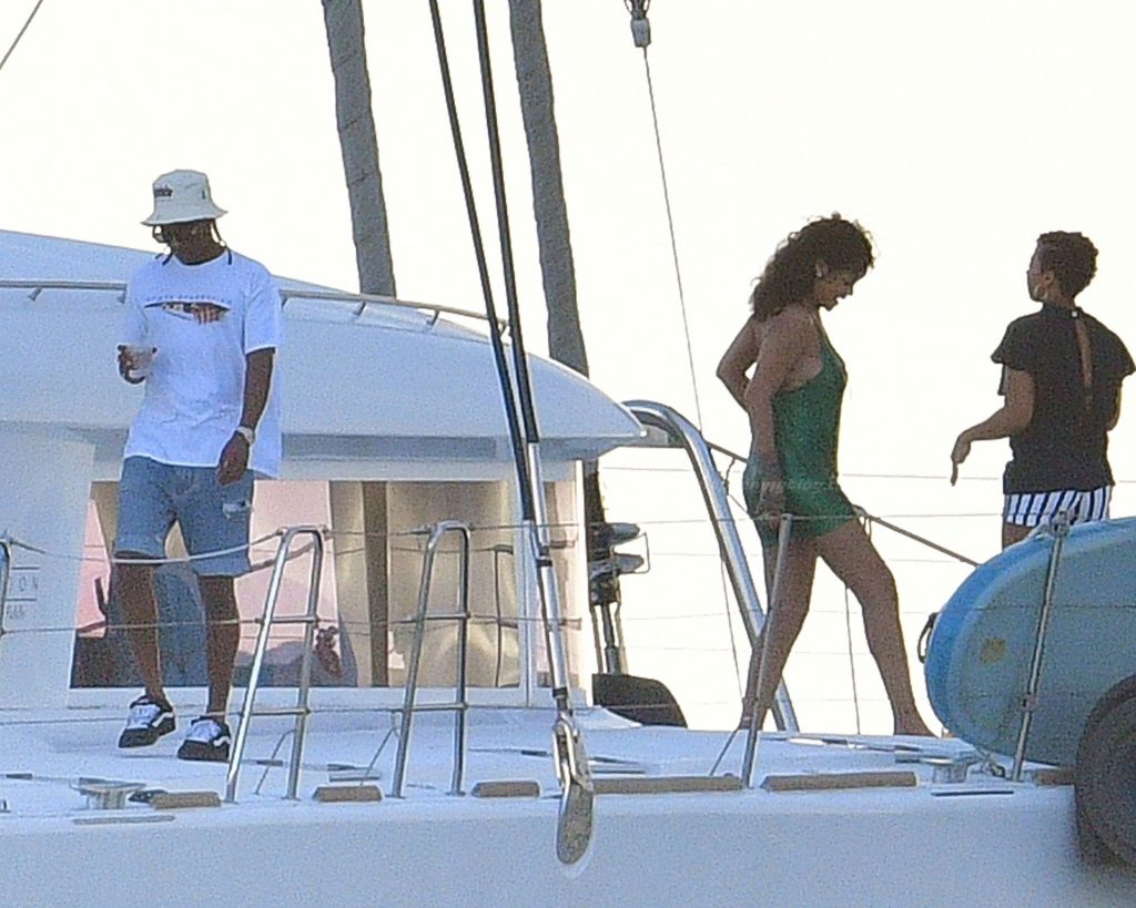 Rihanna Chills Out on a Catamaran with Her New Beau on Their Holiday in Barbados (68 Photos)