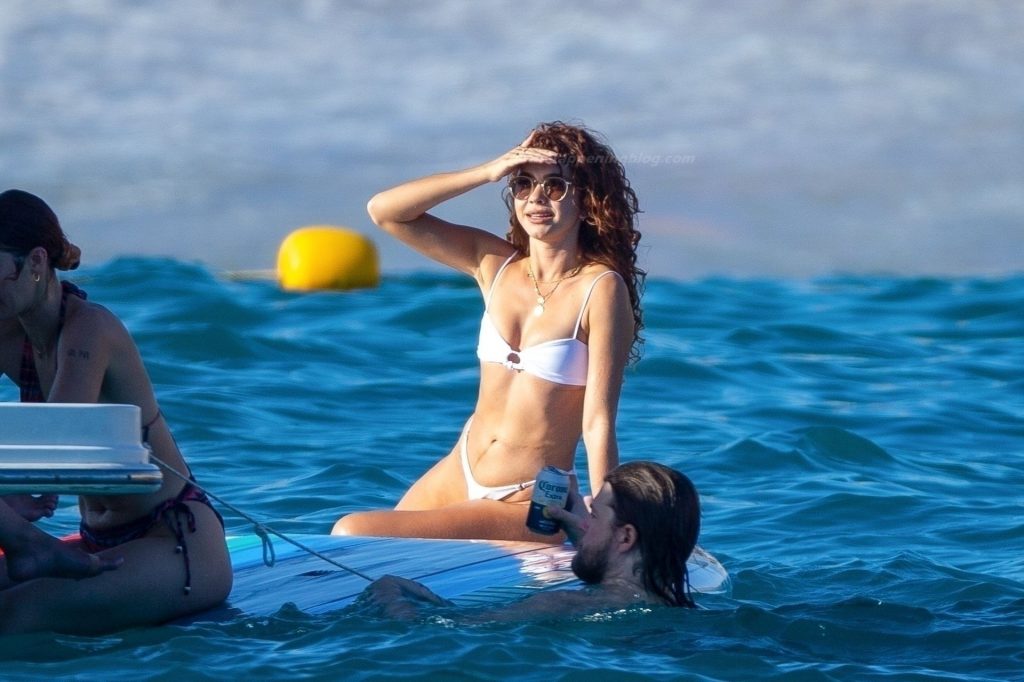 Sarah Hyland Displays Her Incredible Figure in a Bikini as She Larks Around on a Boat (54 Photos)