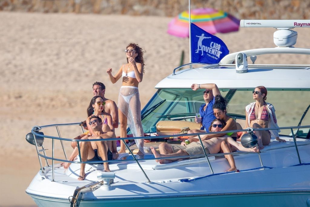 Sarah Hyland Displays Her Incredible Figure in a Bikini as She Larks Around on a Boat (54 Photos)