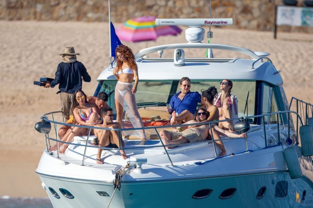 Sarah Hyland Displays Her Incredible Figure in a Bikini as She Larks Around on a Boat (54 Photos)