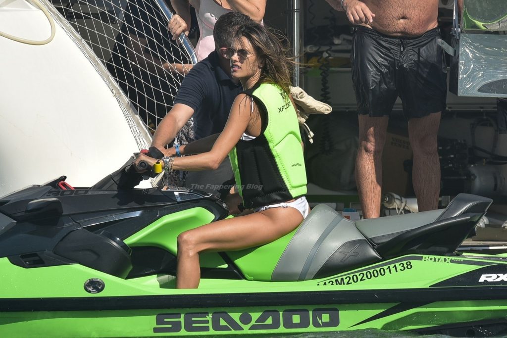 Alessandra Ambrosio Slips Into a White Bikini and Shows Off Her Stunning Figure in Brazil (63 Photos)