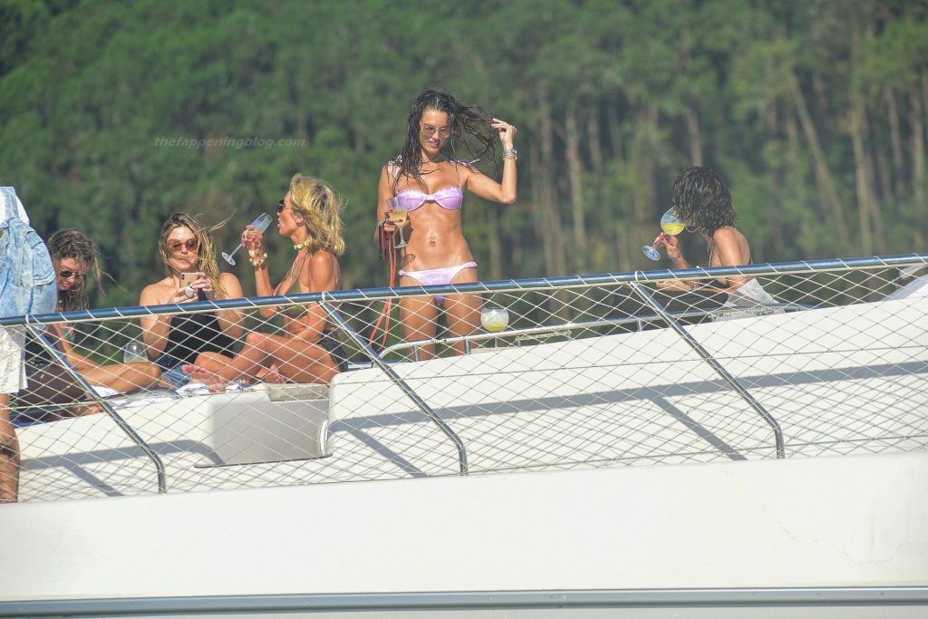 Alessandra Ambrosio Enjoys the First Day of 2021 Aboard a Luxury Yacht (87 Photos)
