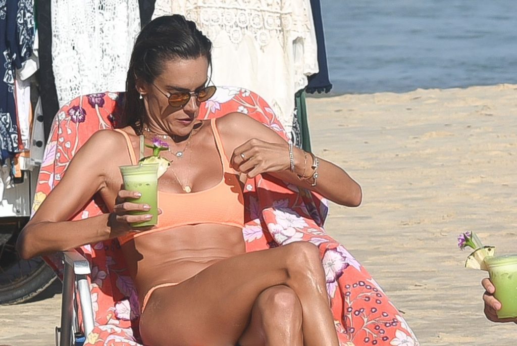 Alessandra Ambrosio is Seen Enjoying a Day on the Beach in Brazil (87 Photos)