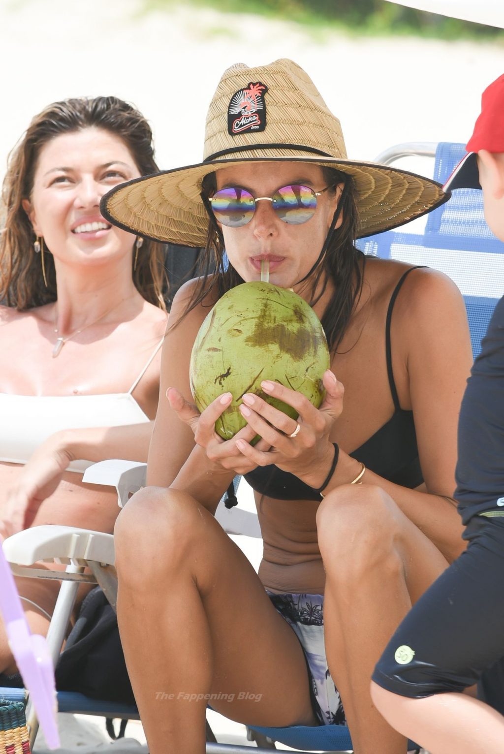 Sexy Alessandra Ambrosio is Seen Exercising on the Beach (100 Photos)