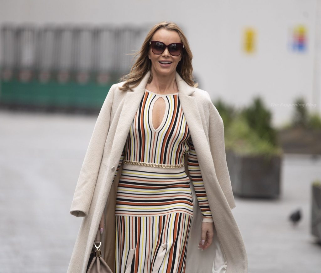 Amanda Holden is Pictured Braless Leaving the Global Studios (90 Photos)