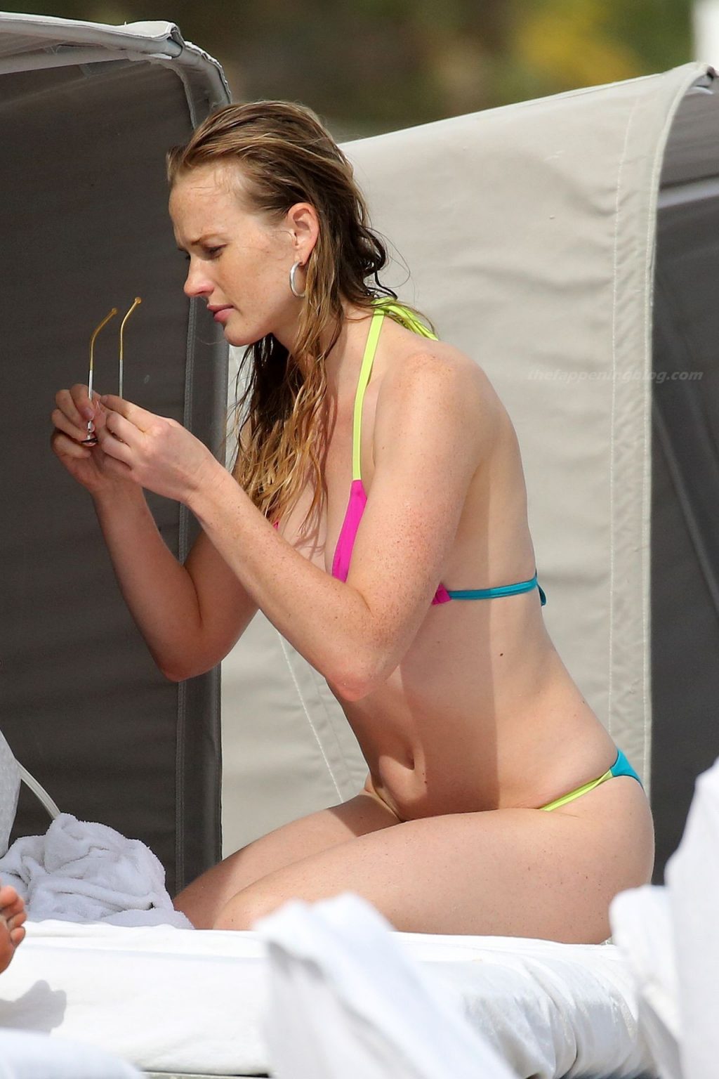 Anne Vyalitsyna Looks Hot a Tiny Bikini on the Beach in Miami (30 Photos)