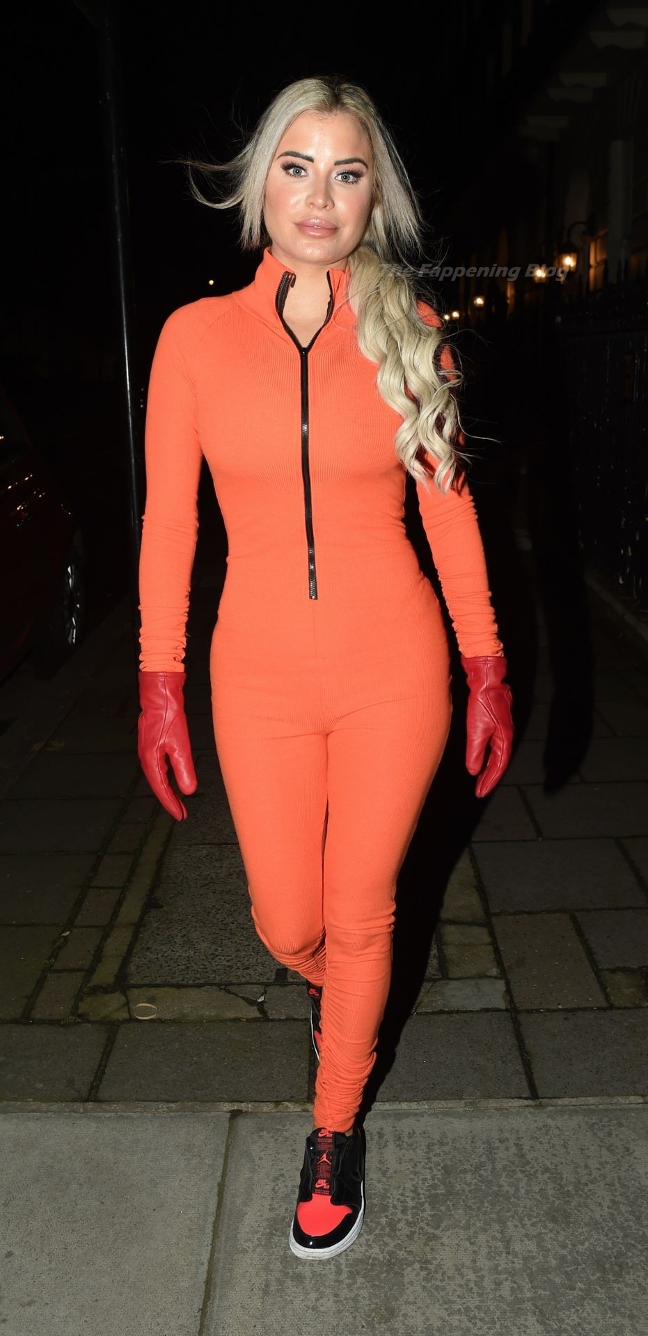 Carla Howe is Seen in an Orange Jumpsuit (17 Photos)