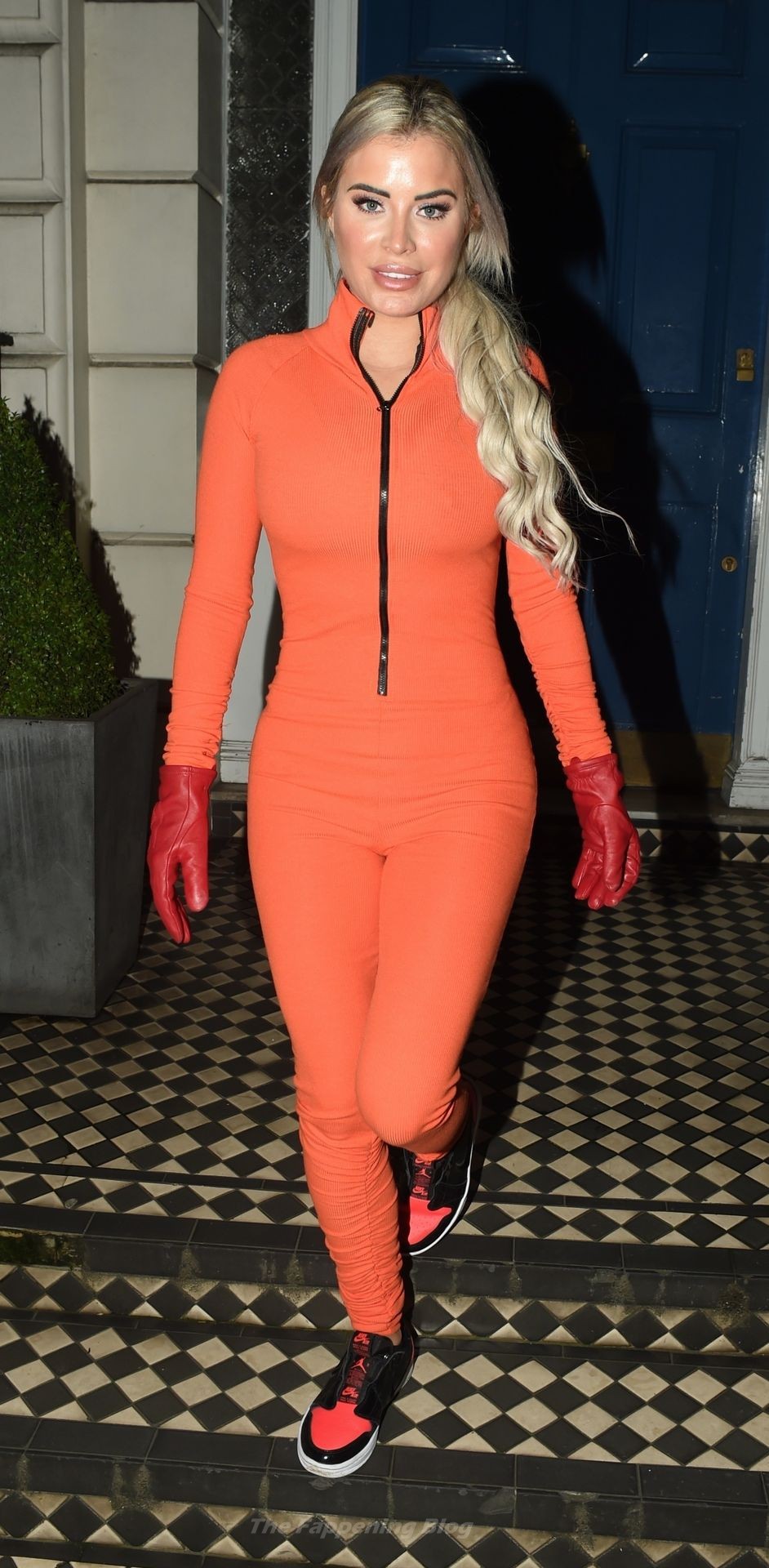 Carla Howe is Seen in an Orange Jumpsuit (17 Photos)