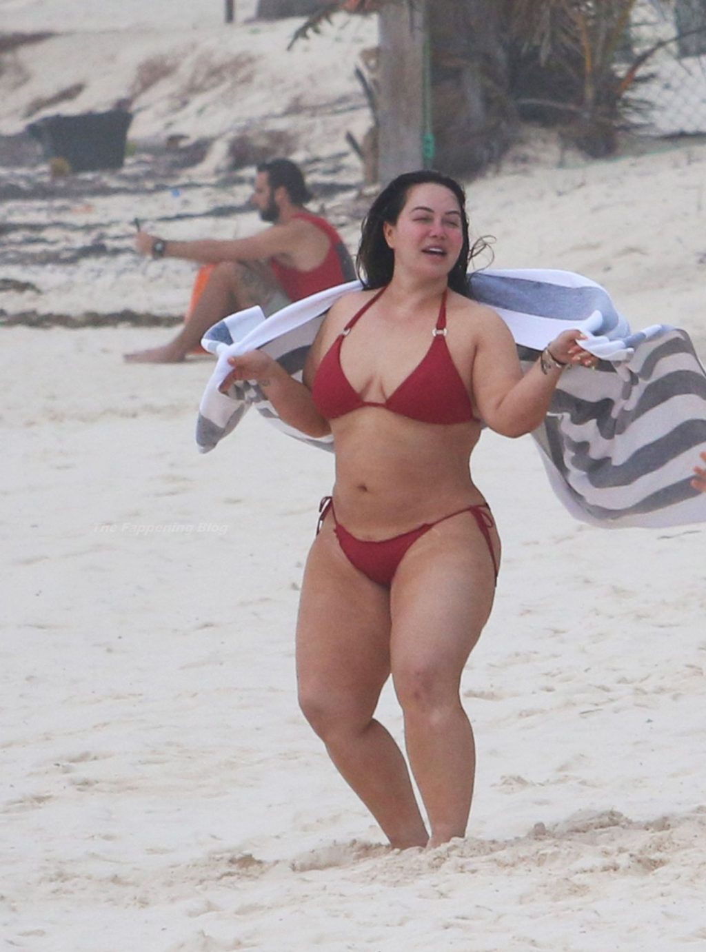 Chiquis Riviera Enjoys Her Vacation on the Beach in Tulum (37 Photos)