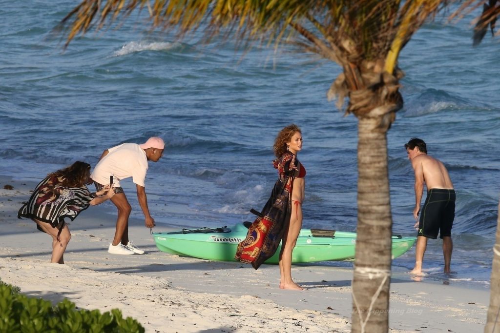 Jennifer Lopez is Pictured Perfect in a Red Bikini (42 Photos)