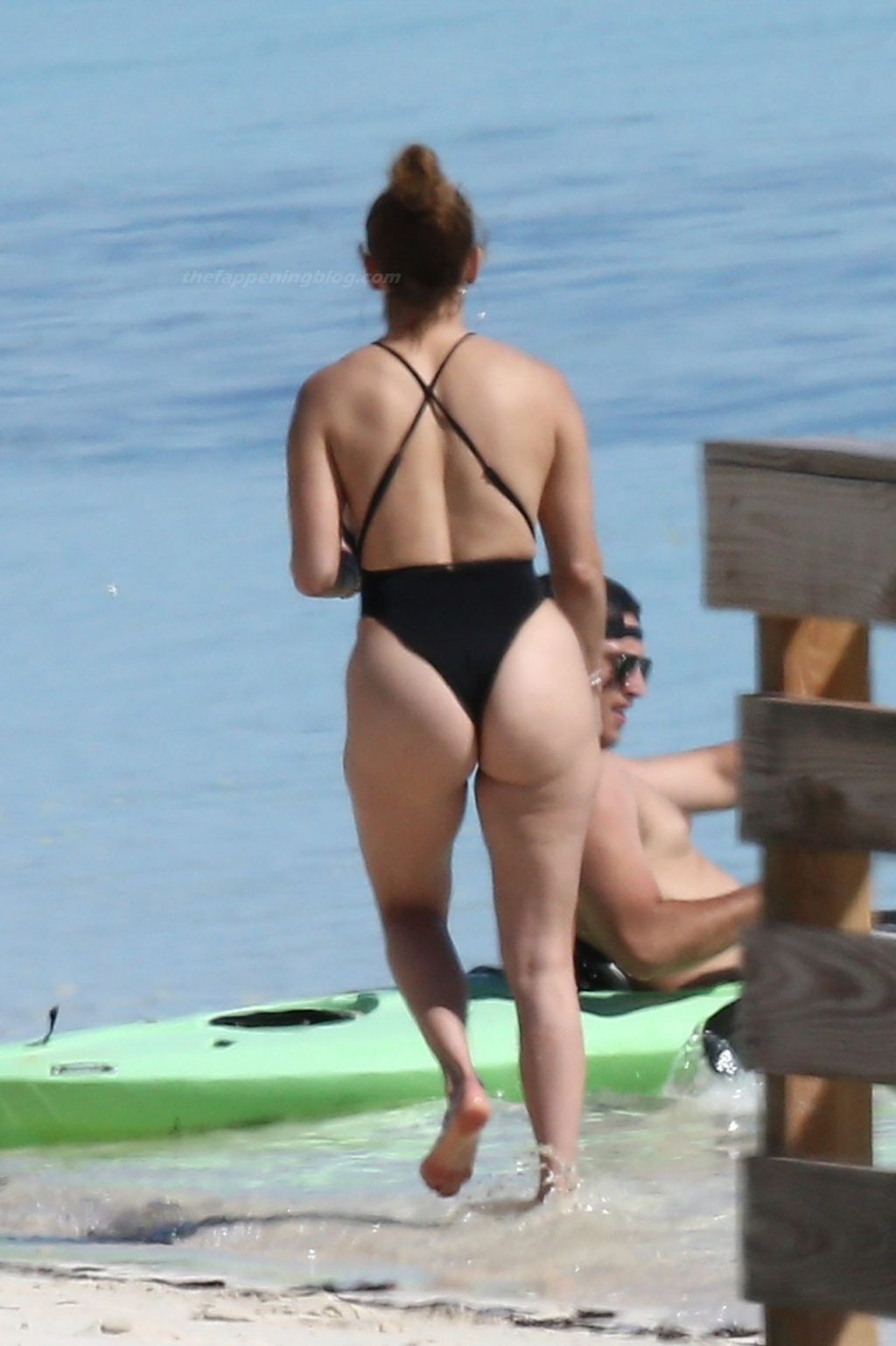 Jennifer Lopez Goes Paddle-boarding in Turks and Caicos Islands (49 Photos)