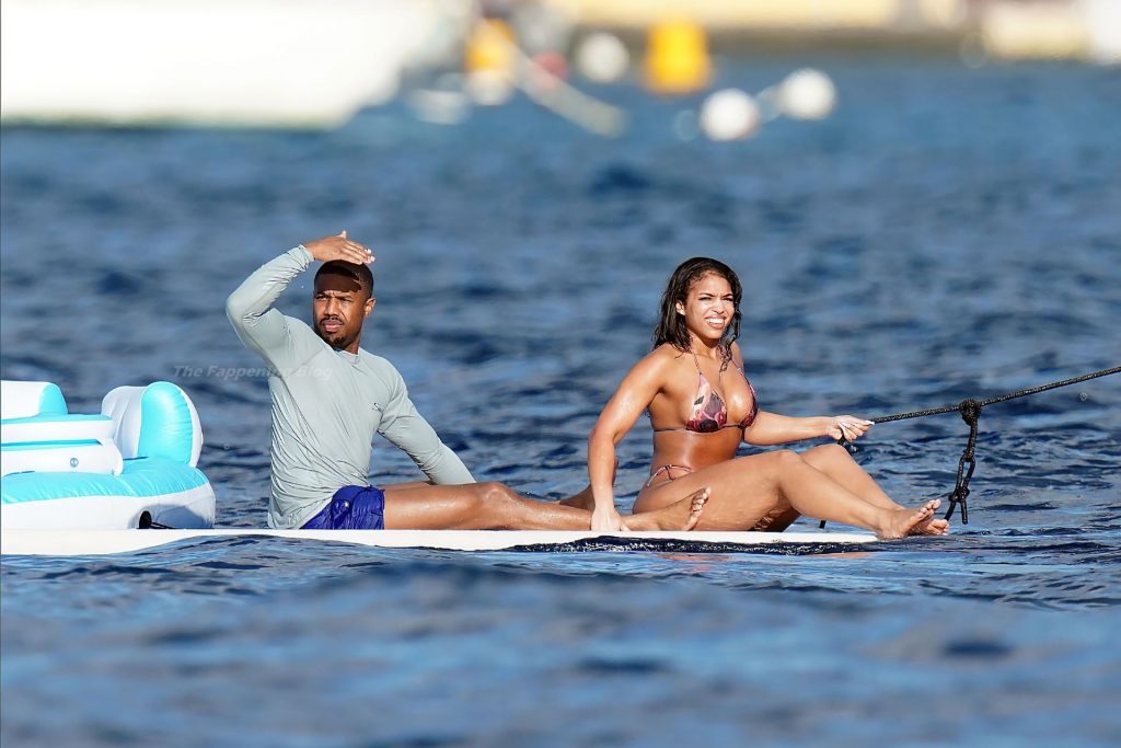 Michael B. Jordan &amp; Lori Harvey are Seen While Holidaying on a Yacht in St Barts (38 Photos)