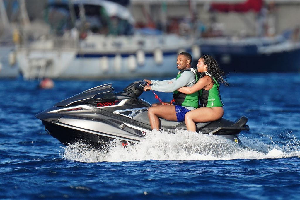 Michael B. Jordan &amp; Lori Harvey are Seen While Holidaying on a Yacht in St Barts (38 Photos)