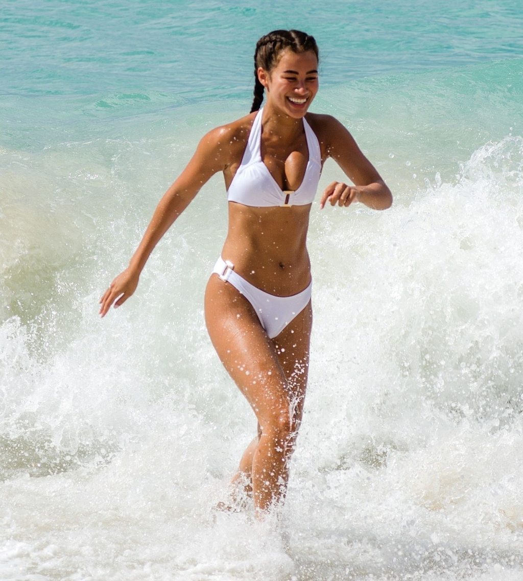 Montana Brown Dons Her Sexy Bikini on the Golden Sandy Beaches of Barbados (68 Photos)