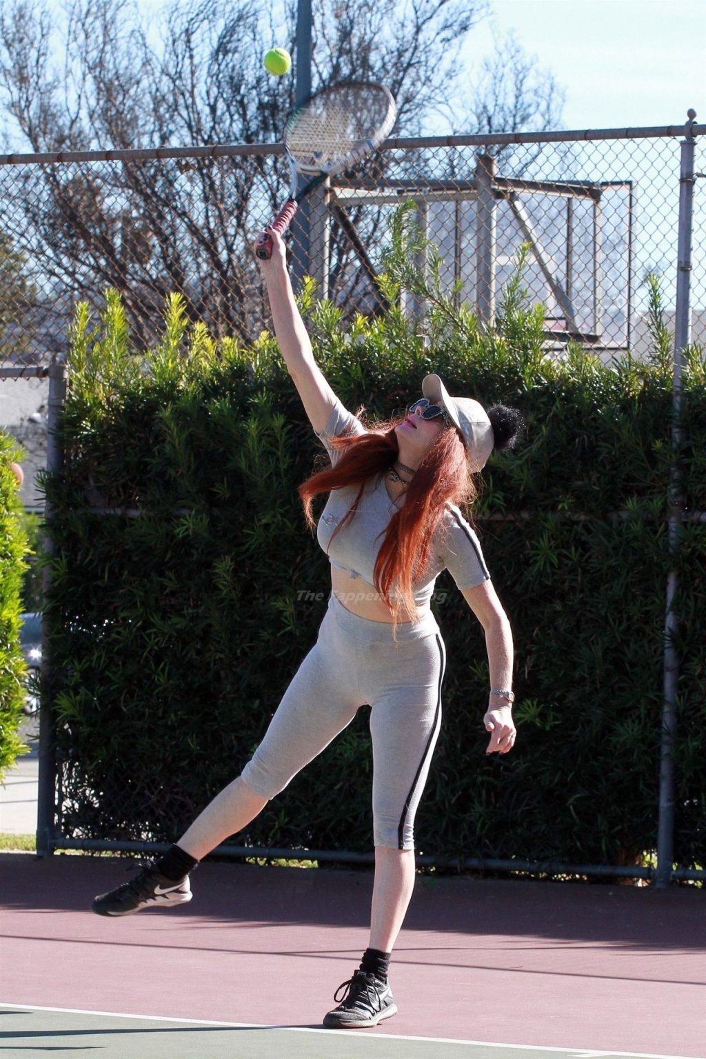 Phoebe Price Gets Her Stretch on Before Tennis (57 Photos)