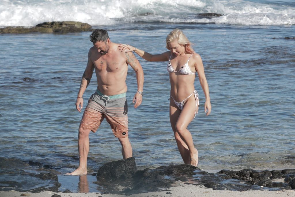 Brian Austin Green Puts on a Very Steamy Display with Sharna Burgess on the Beach (86 Photos)