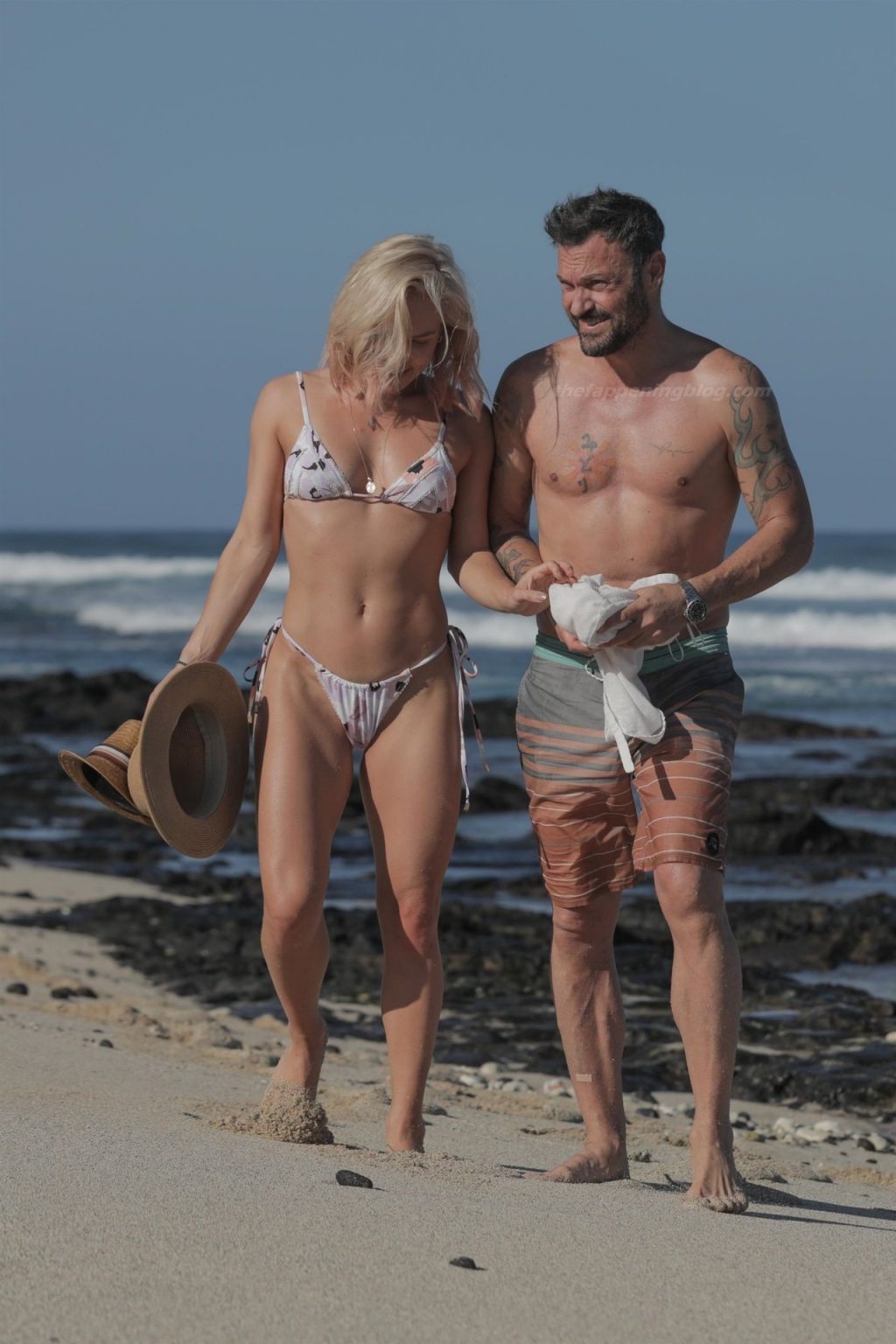 Brian Austin Green Puts on a Very Steamy Display with Sharna Burgess on the Beach (86 Photos)