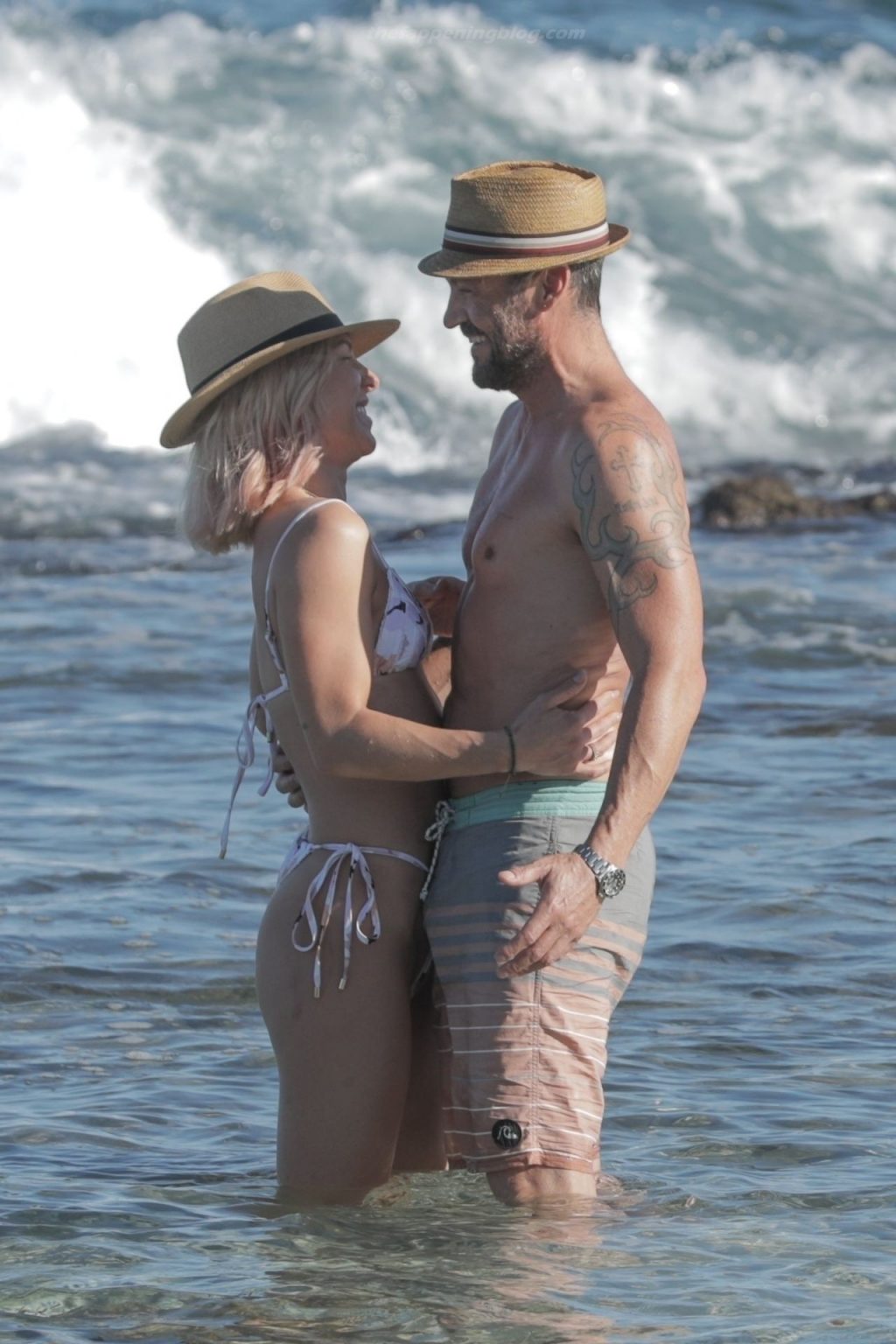 Brian Austin Green Puts on a Very Steamy Display with Sharna Burgess on the Beach (86 Photos)