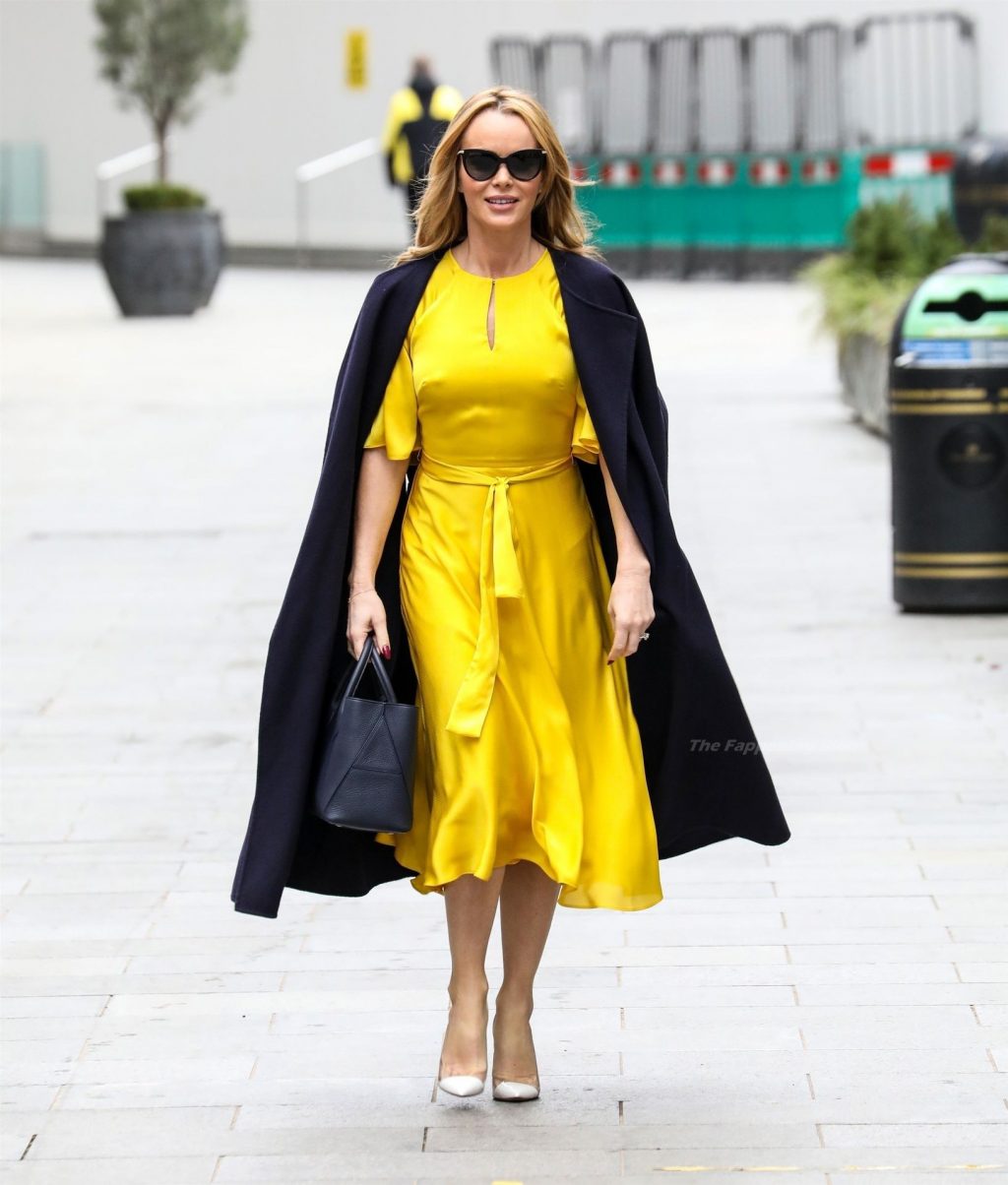 Amanda Holden is Pictured Leaving the Global Radio Studios (95 Photos)
