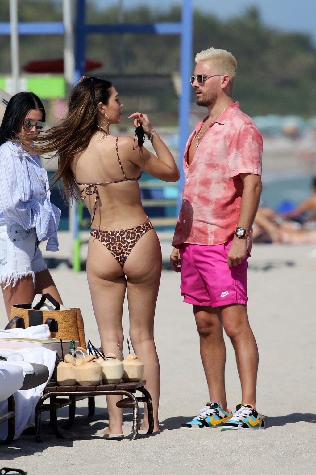 Scott Disick Enjoys the Day with Amelia Gray Hamlin on the Beach in Miami (117 Photos)