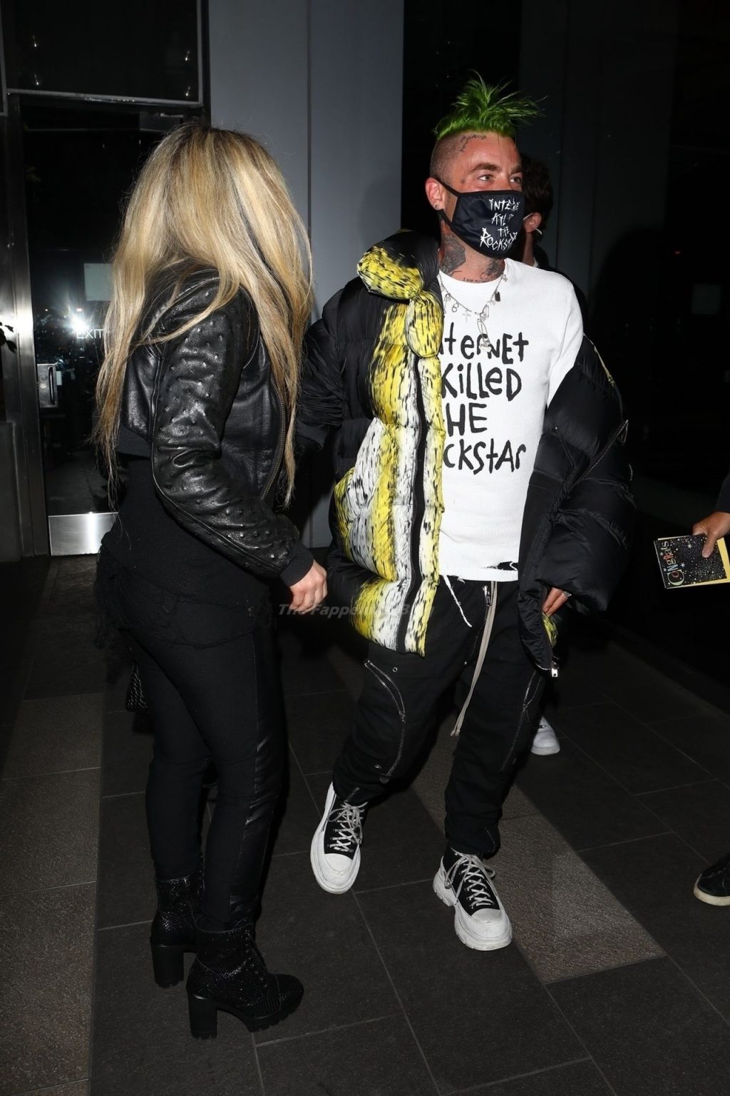 Mod Sun &amp; Avril Lavigne Arrive Hand in Hand at BOA Steakhouse Ahead of Valentine’s Day (139 Photos)