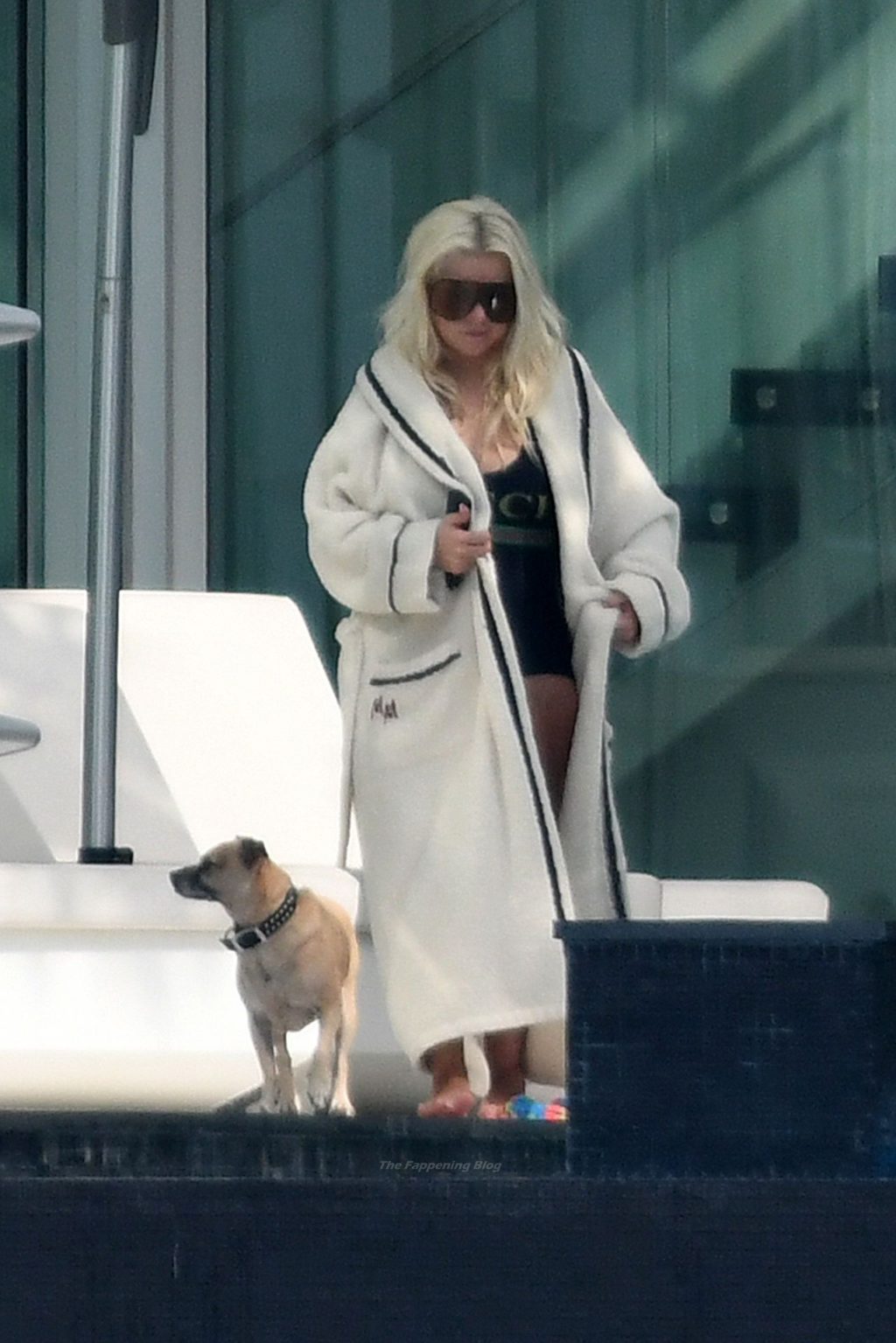 Christina Aguilera Takes a Dip in the pool Between Recording Sessions in Miami (86 Photos)