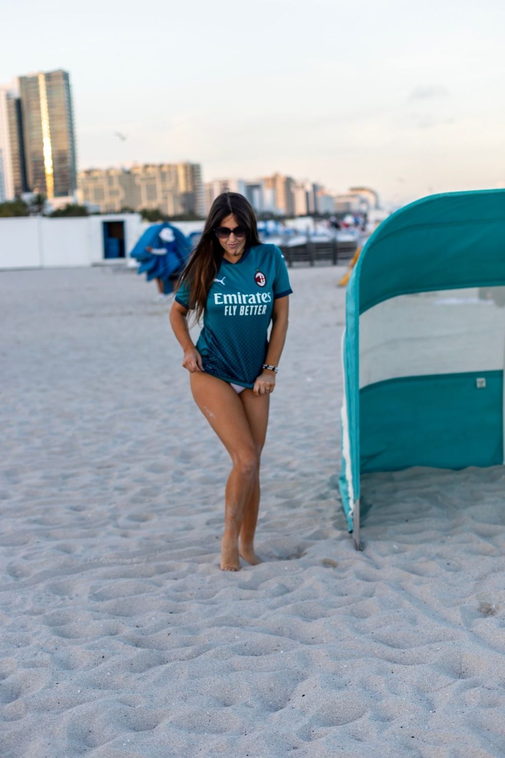 Claudia Romani Shows Her Love for AC Milan (32 Photos)