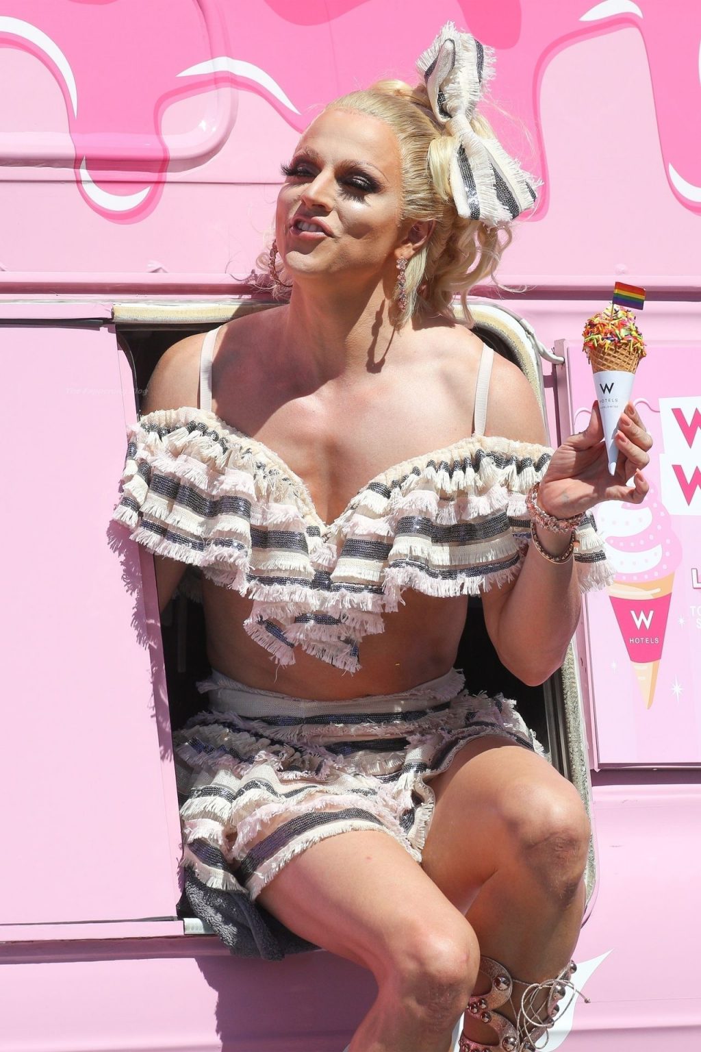 Courtney Act is Pictured on the Set in Sydney (74 Photos)