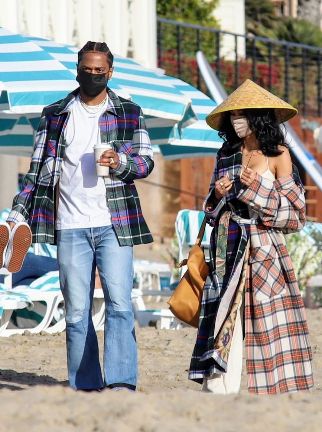 Big Sean and Jhené Aiko Enjoy Their Valentine’s Day on the Beach in Santa Barbara (15 Photos)