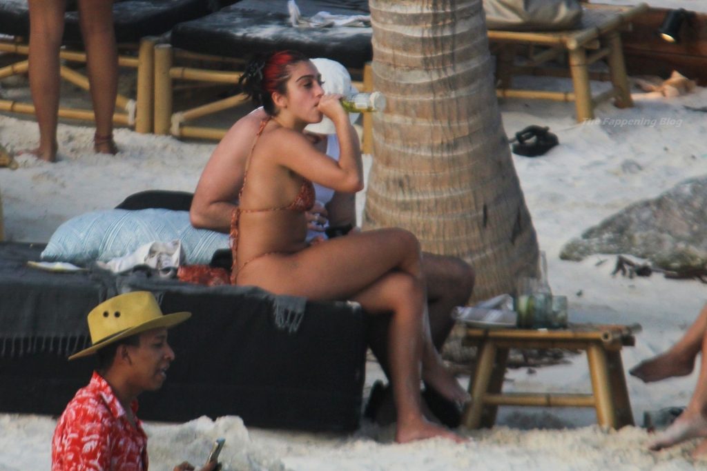 Lourdes Leon Wears an Itty Bitty Bikini on the Beach in Tulum (52 Photos)