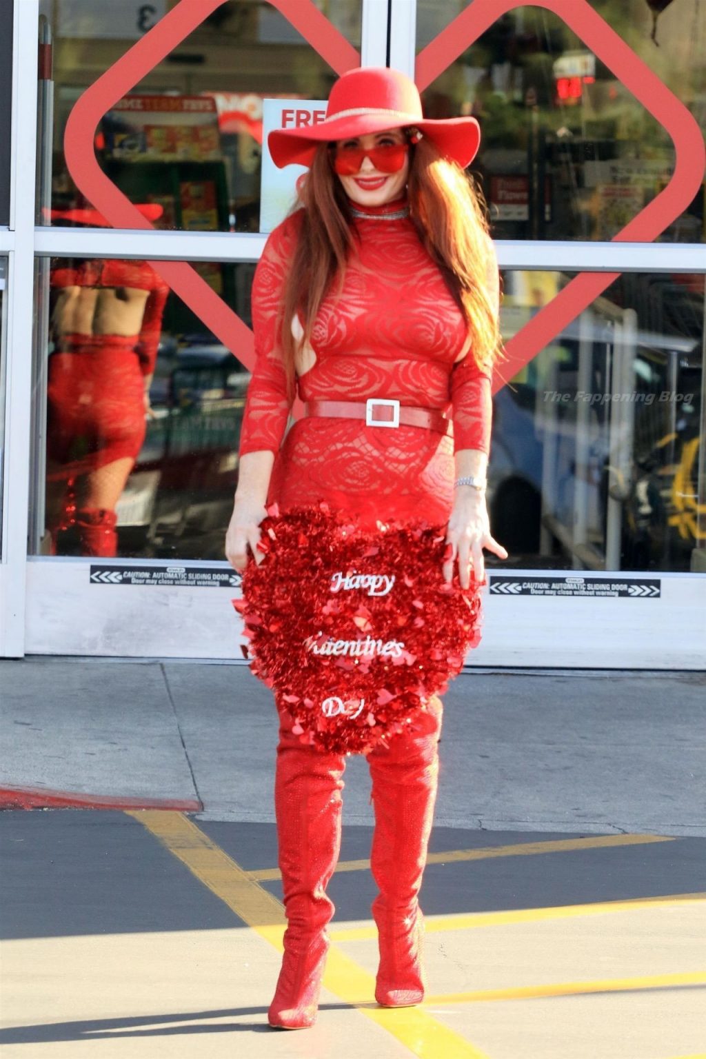 Phoebe Price is Seen Celebrating Valentine’s Day in LA (30 Photos)