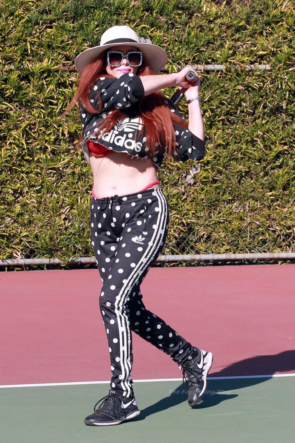 Phoebe Price is Seen Stretching It Out for Tennis (34 Photos)