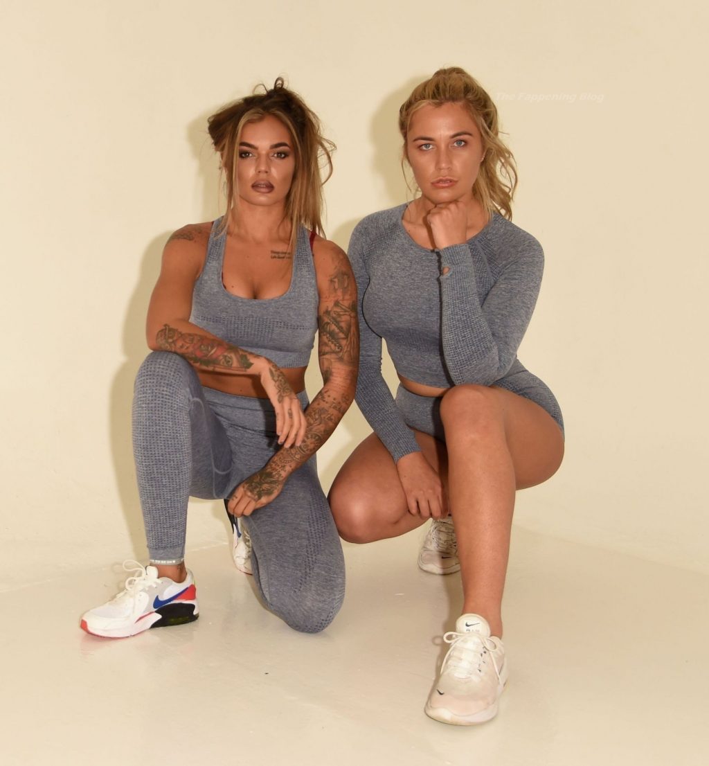 Sarah Hutchinson &amp; Charlotte Taundry Enjoy a Sexy and Sporty Photoshoot in Manchester (60 Photos)